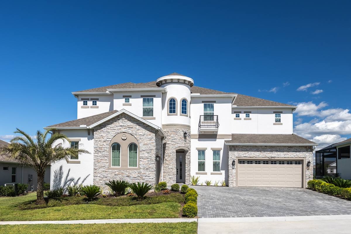 Fachada da casa em Winter Garden